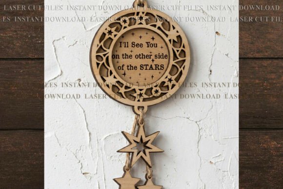 I'll See You Memorial Suncatcher Svg