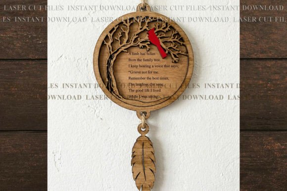 Limb Has Fallen Suncatcher Ornament Svg Graphics