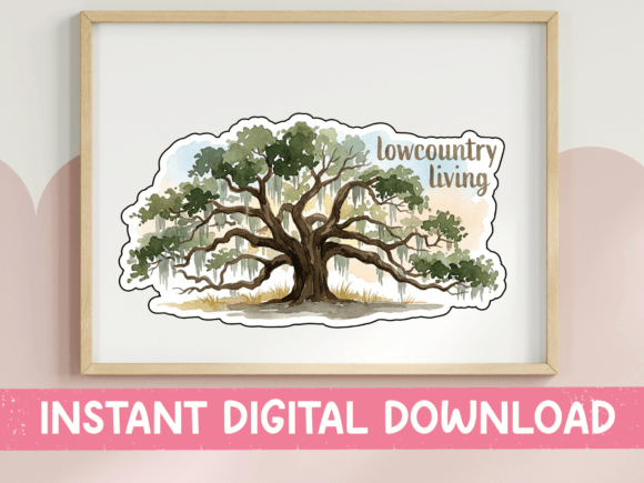 Lowcountry Living Live Oak Sticker Graphics
